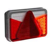 ASPÖCK MULTILED V Rückleuchte Bajonett 8PIN 5 Funktionen links