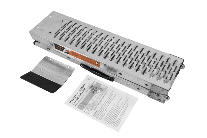 UNITRAILER ALR004 Klapprampen aus Stahl, Auffahrrampen für Anhänger, 170 cm, 454 kg, 2er-Set