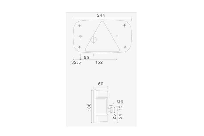 ASPÖCK MULTIPOINT III Rückleuchten, Bajonettanschluss 5-PIN, 7 Funktionen, links + rechts